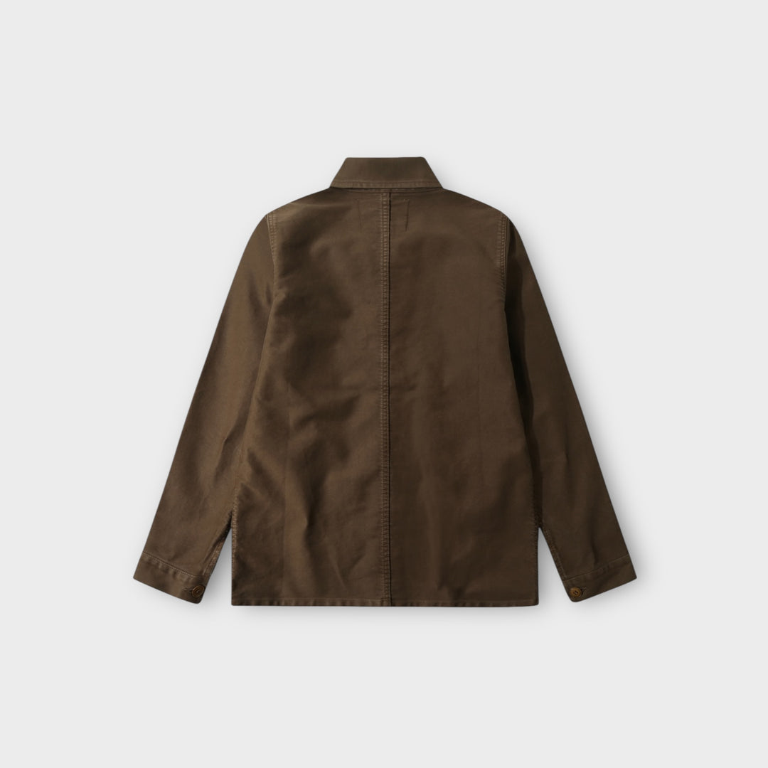 Le Mont Saint Michel Moleskin Work Jacket I Brown