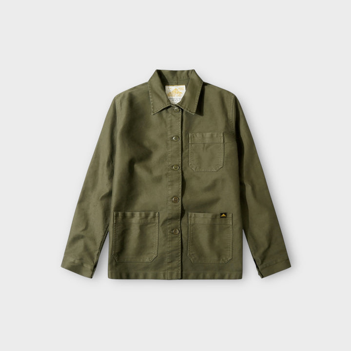 Le Mont Saint Michel Moleskin Work Jacket I Kaki