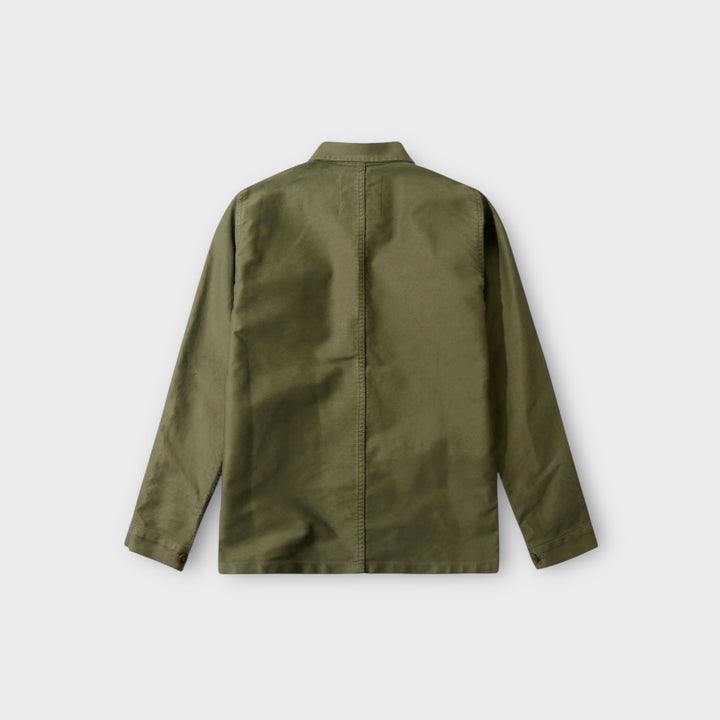 Le Mont Saint Michel Moleskin Work Jacket I Kaki