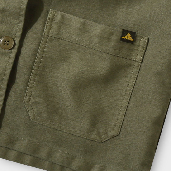 Le Mont Saint Michel Moleskin Work Jacket I Kaki