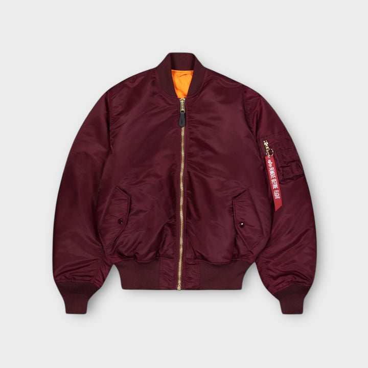 Alpha Industries MA-1 Heritage Bomberjakke I Dark Cherry