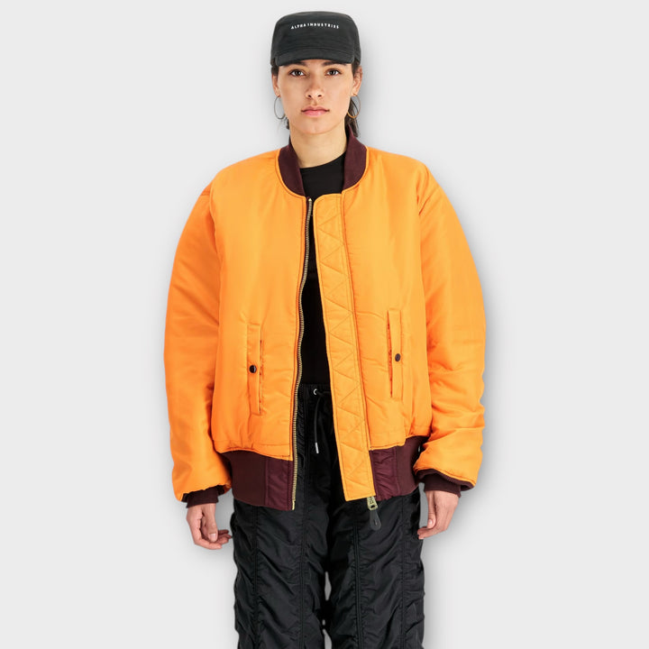 Alpha Industries MA-1 Heritage Bomberjakke I Dark Cherry