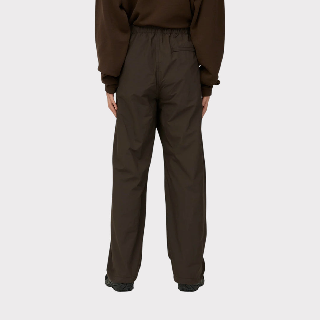 SNOW PEAK Nylon Double Rip Pants I Dark Brown