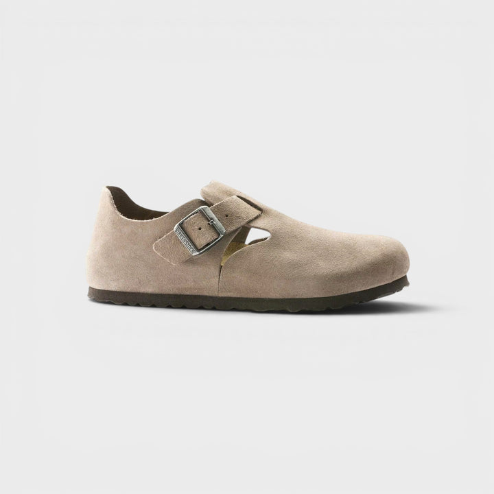 Birkenstock London Suede Leather I Taupe