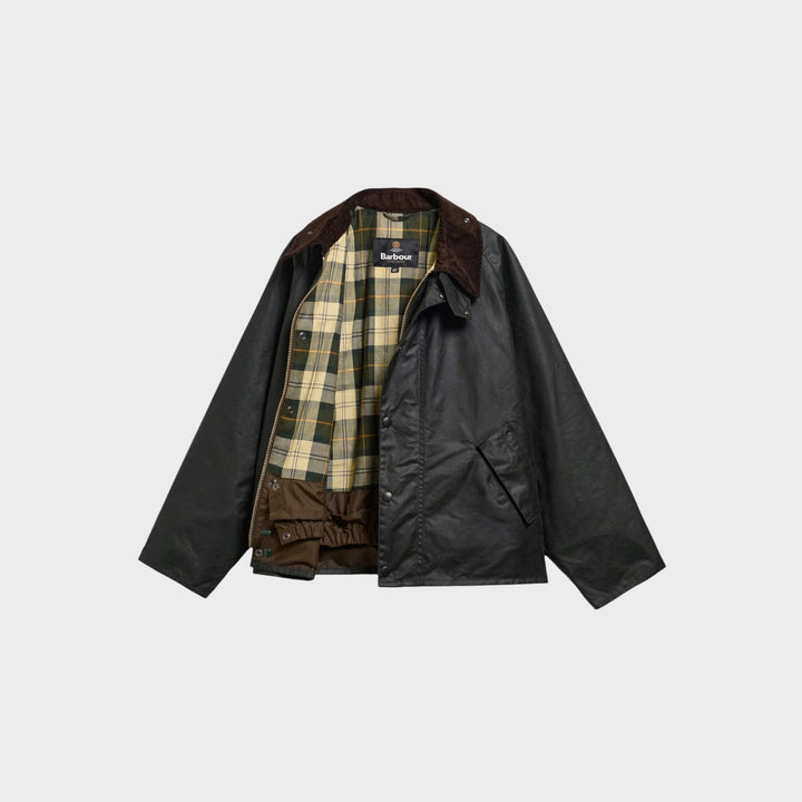 Barbour OS Transport Wax Jakke I Sage