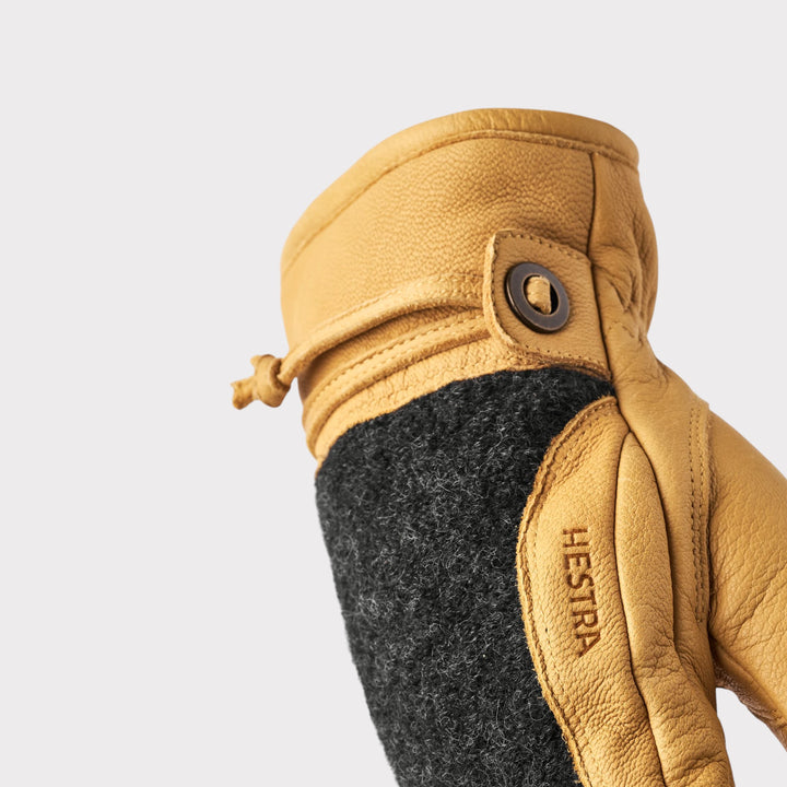 Hestra Daniel Gloves I Charcoal/Tan