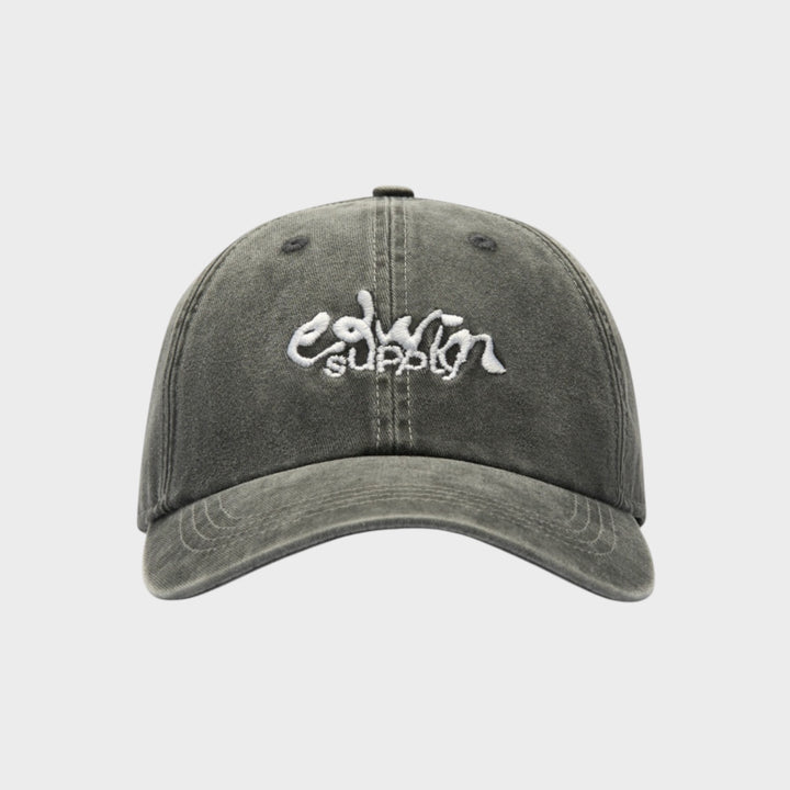 Edwin Soft Washed 6 Panel Cap I Black/Stone Washed
