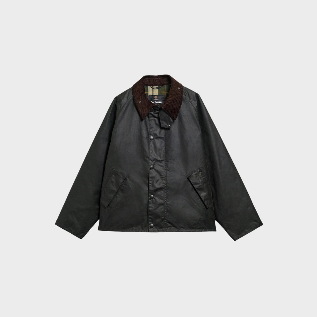 Barbour OS Transport Wax Jakke I Sage