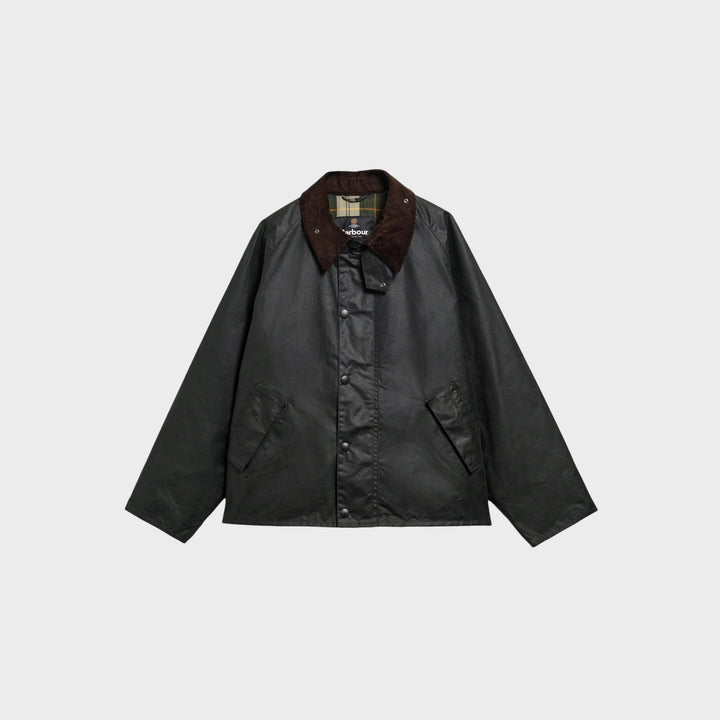 Barbour OS Transport Wax Jakke I Sage