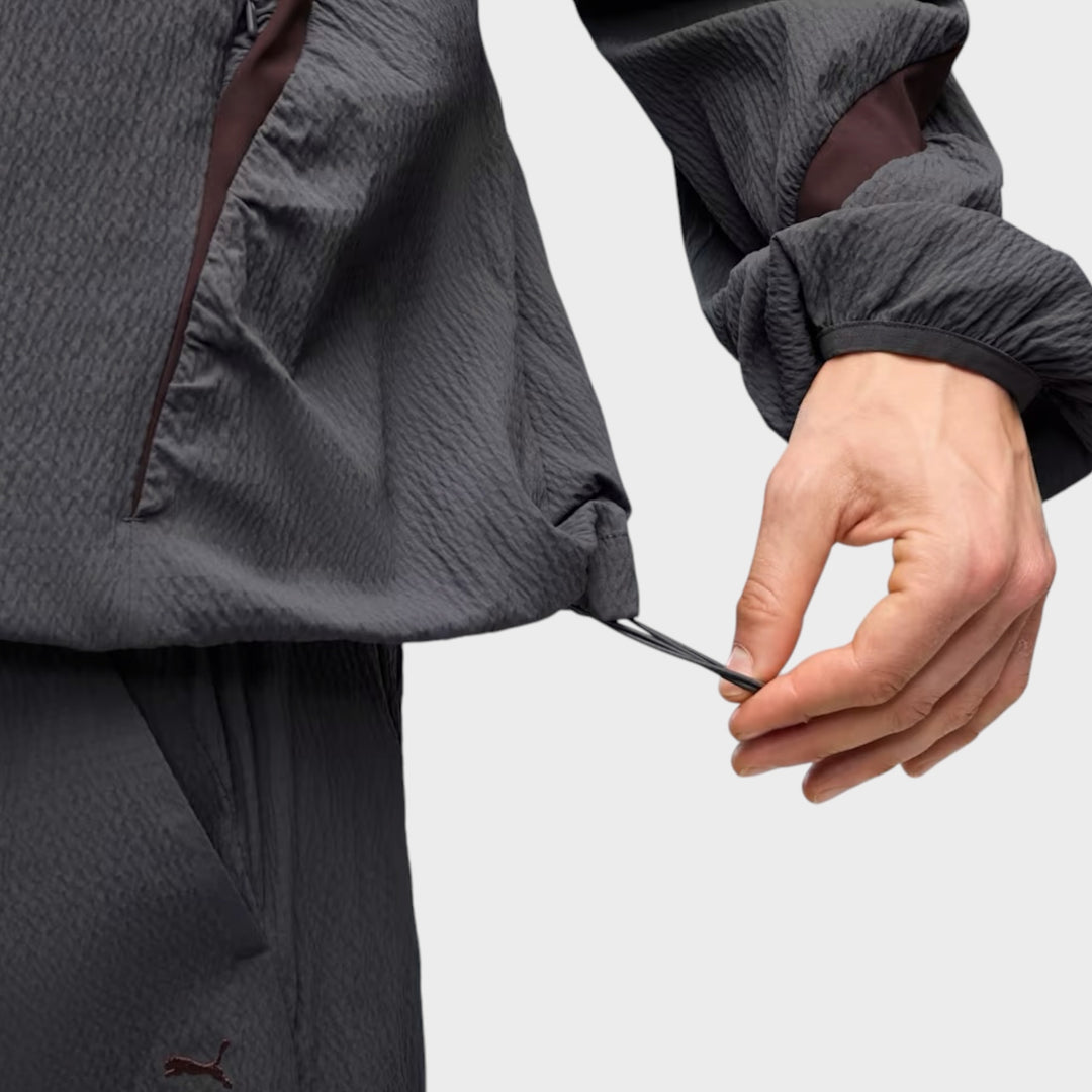 PUMA CLRT Relaxed Track Jacket  I Moody Gray