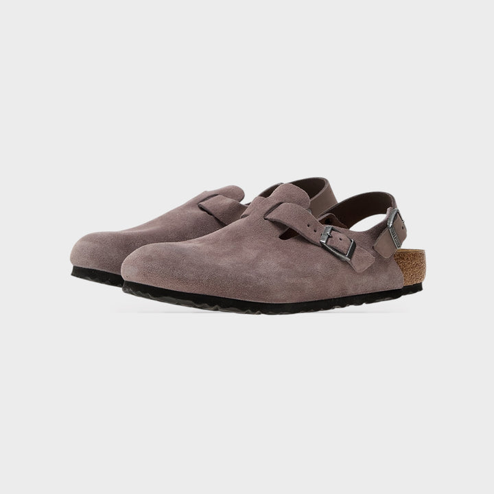 Birkenstock Tokio II Suede In Faded Purle