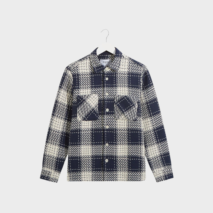 Wax London Whiting Overshirt I Marine