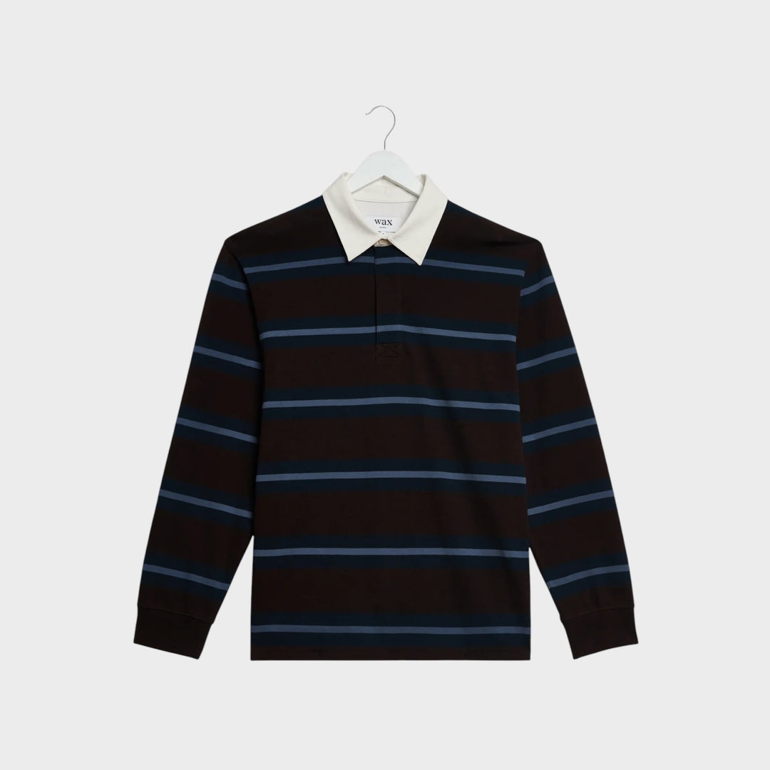 Wax London Rowhill Rugby Polo I Mirror Stripe