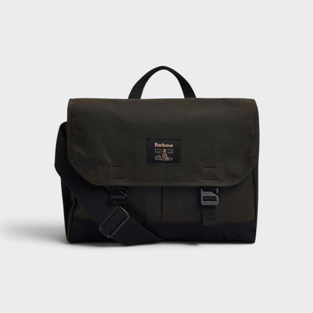 Barbour Field Wax Messenger Taske I Olive