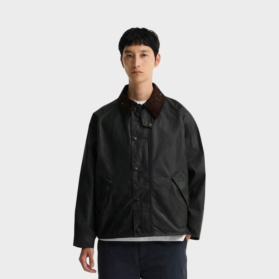 Barbour OS Transport Wax Jakke I Sage