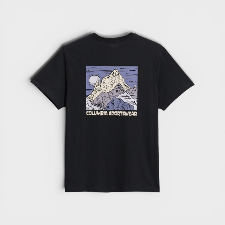 Columbia CSC Outdoor Back Graphic T-shirt I Sort