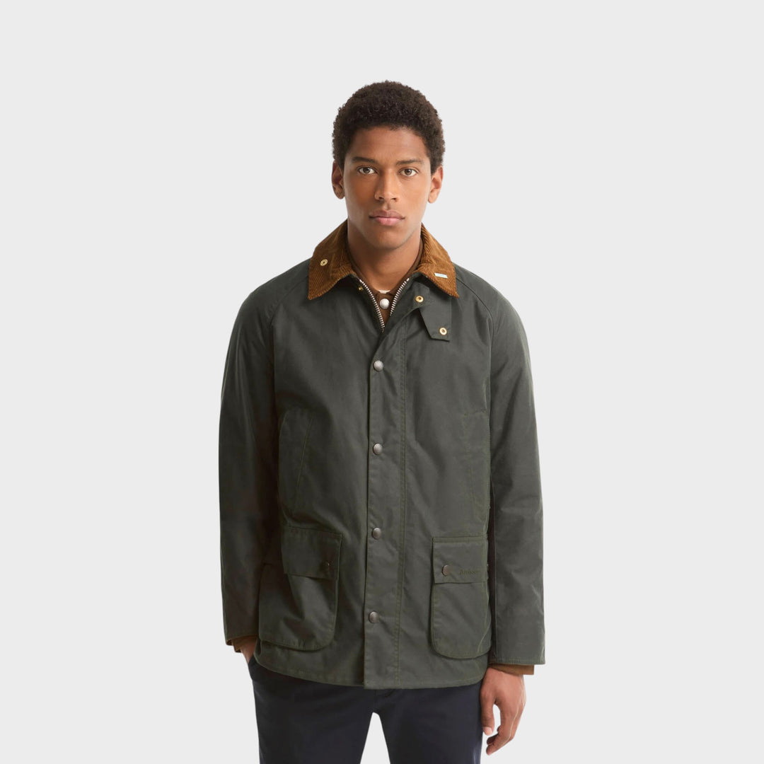 Barbour Icons Ashby Wax Jakke I Sage