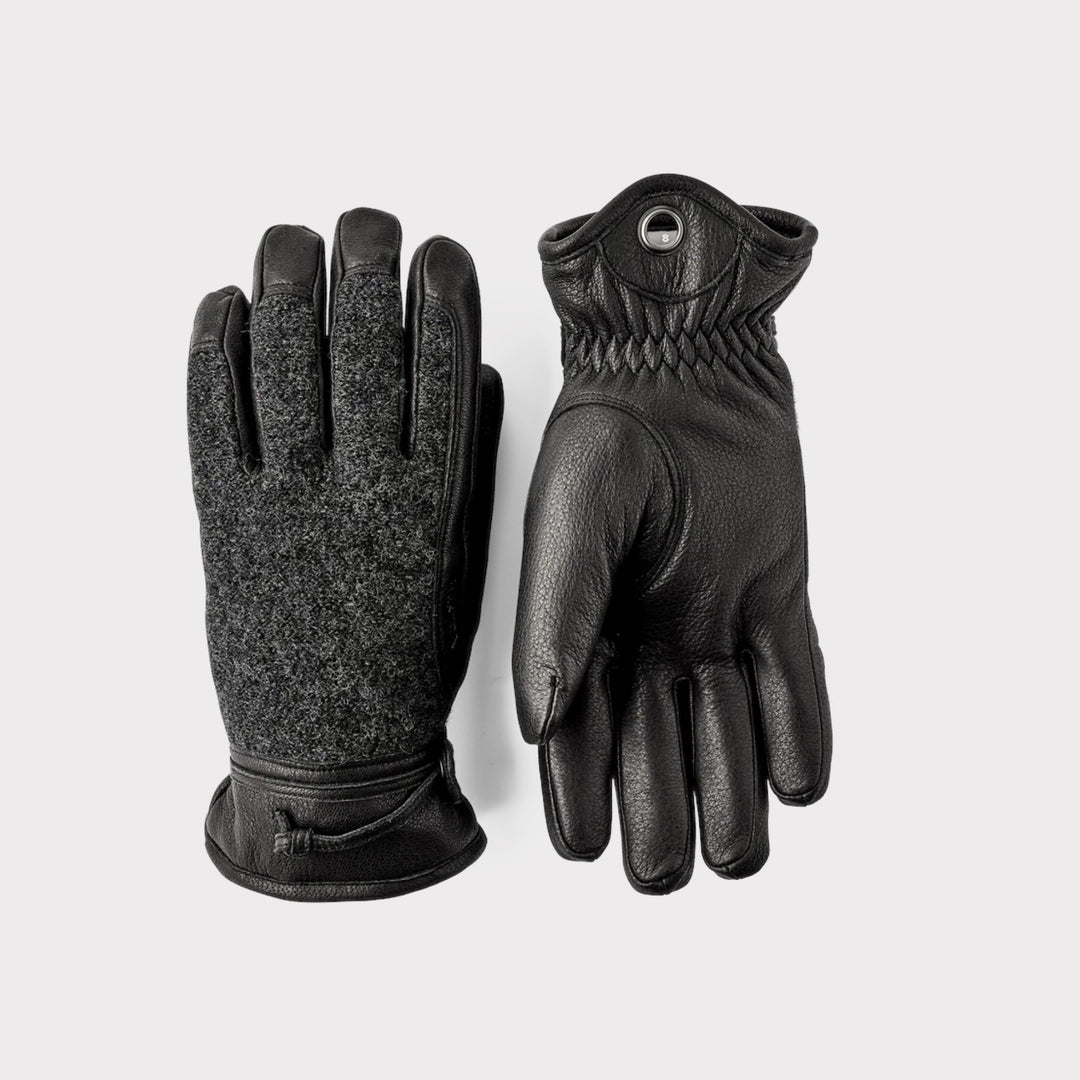 Hestra Daniel Gloves I Charcoal/Black