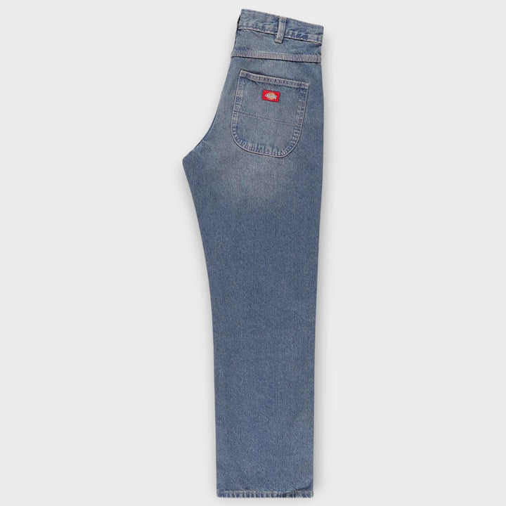 Dickies 954 Relaxed Straight Work Jeans I Khaki Tinted Blue