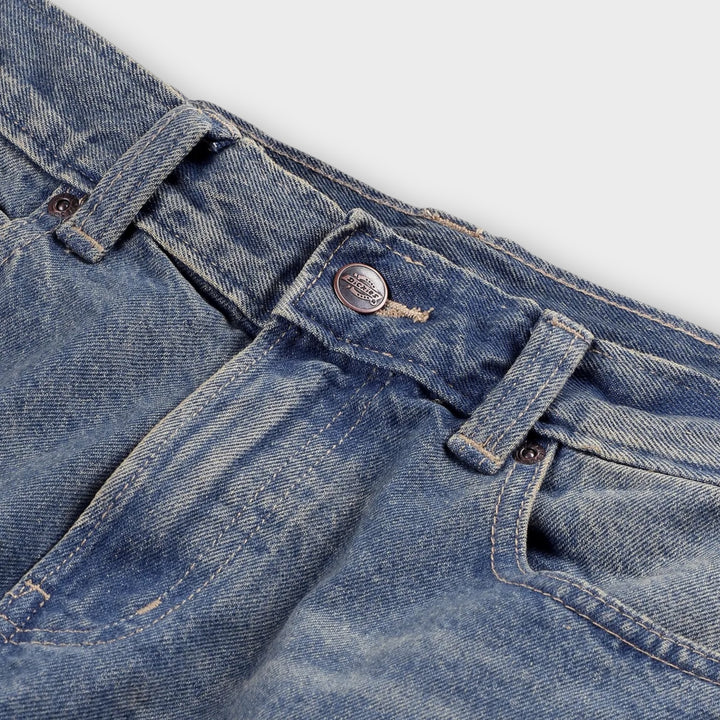 Dickies 954 Relaxed Straight Work Jeans I Khaki Tinted Blue