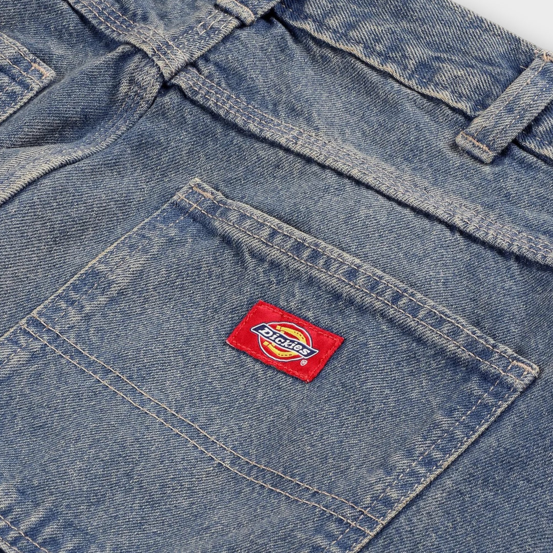 Dickies 954 Relaxed Straight Work Jeans I Khaki Tinted Blue