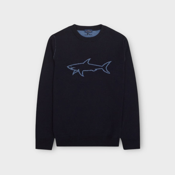 Paul &amp; Shark Crewneck Knit In Navy