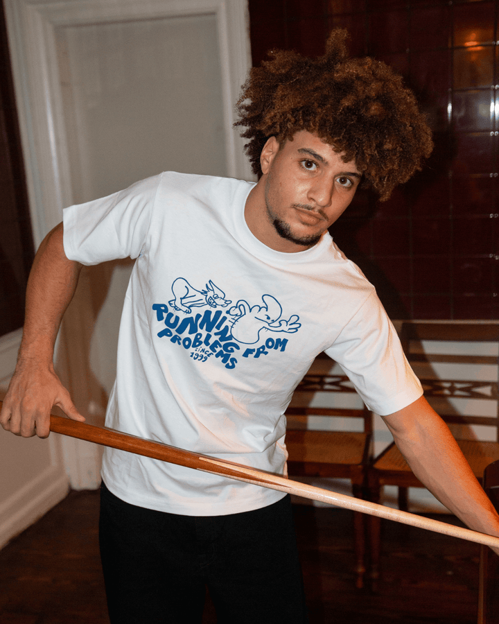 Le Fix Running From Problem T-Shirt I Hvid