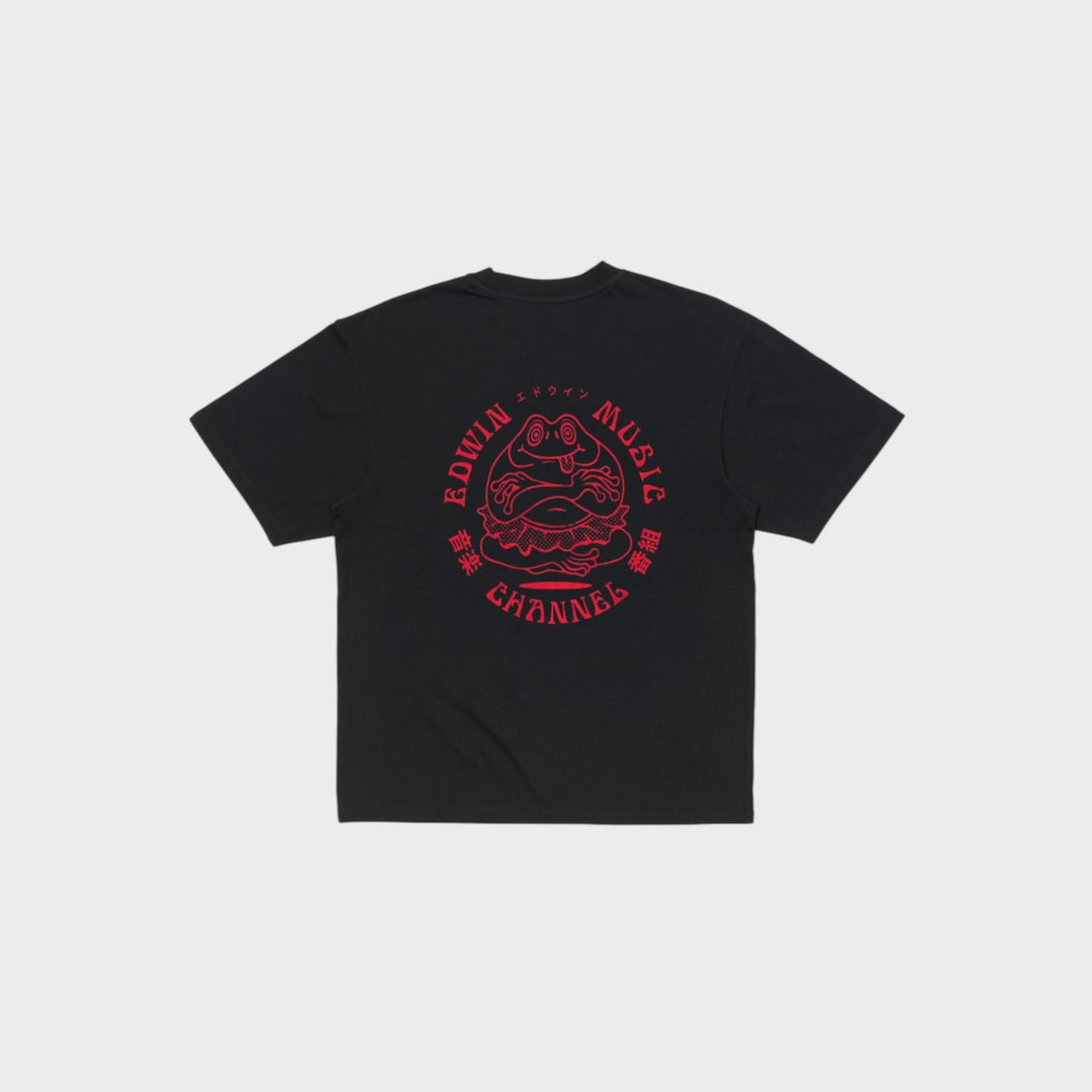 Edwin Music Channel T-shirt I Sort