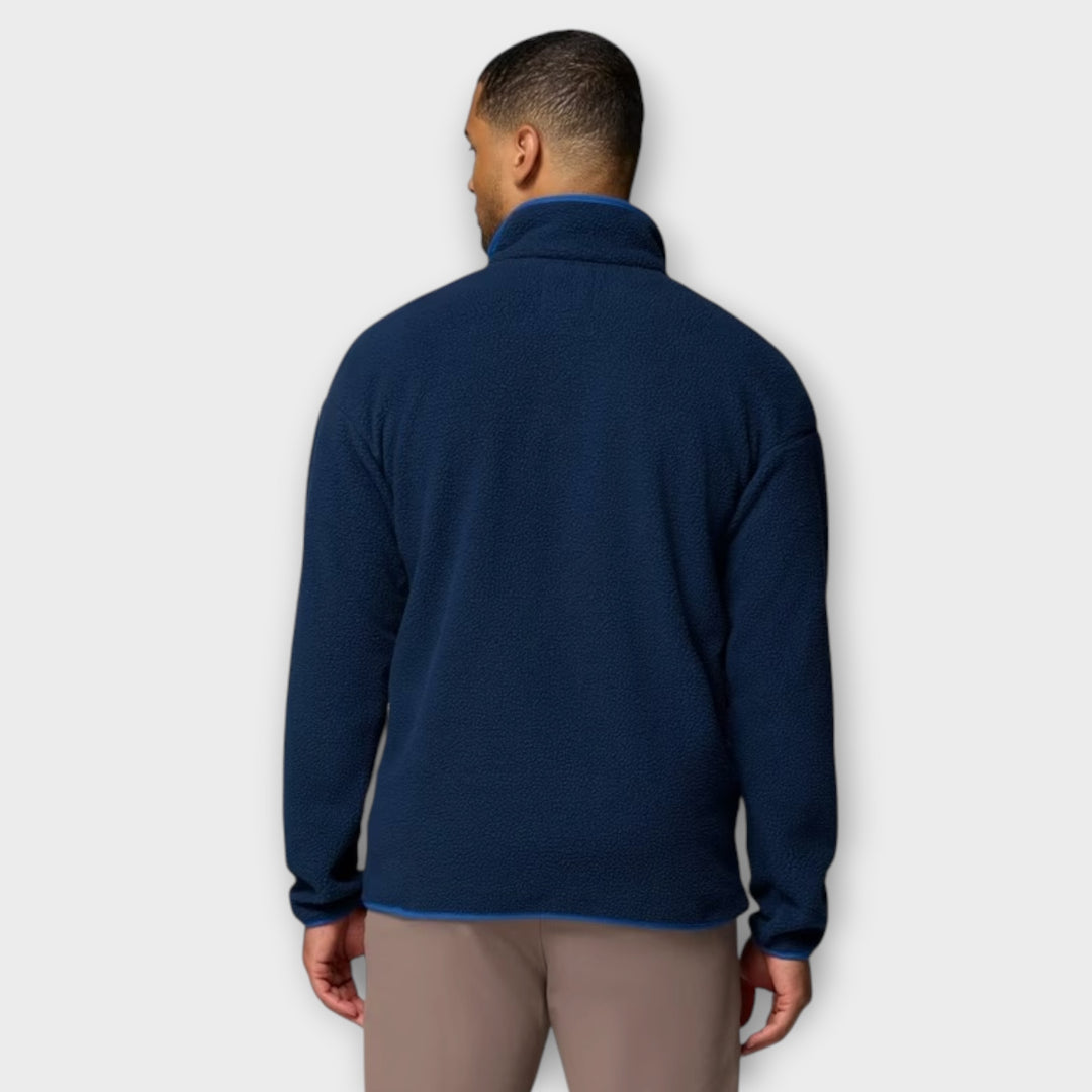 Columbia Helvetia II Printed Half Snap Fleece I Blå