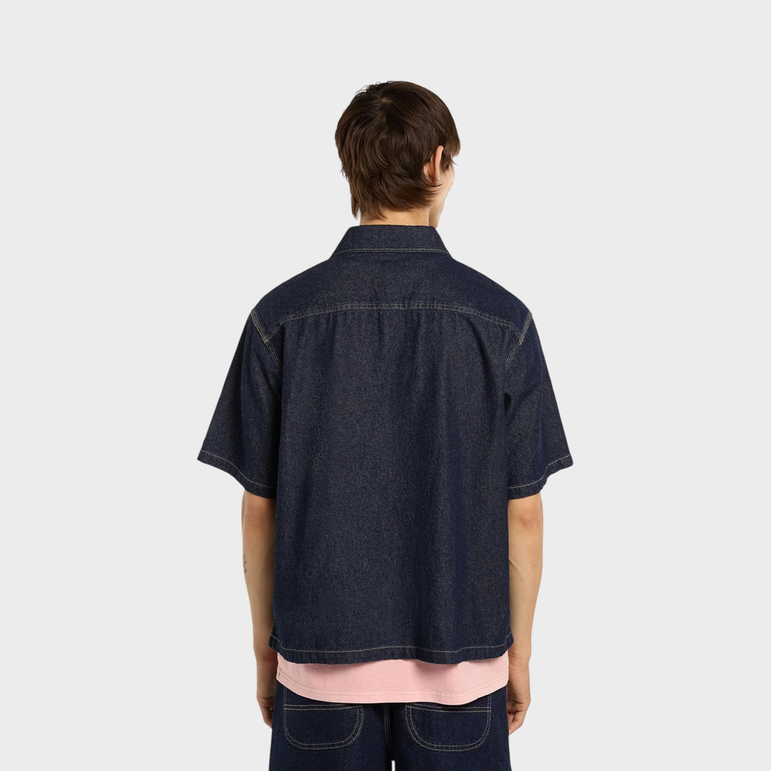 Dickies Denim Kortærmet Skjorte I Navy