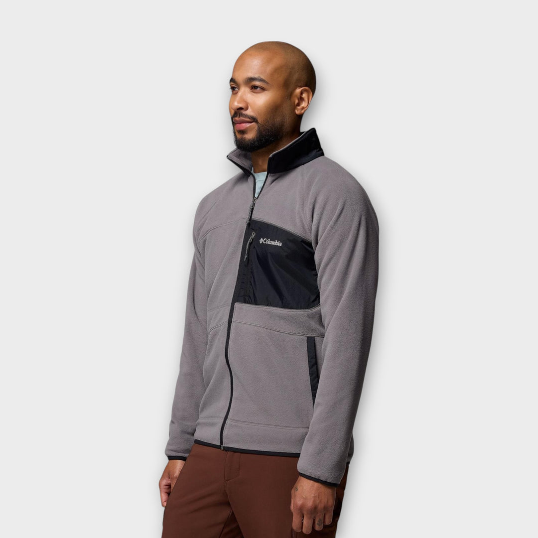 Columbia Fast Trek Overlay Full Zip Fleece I Grå