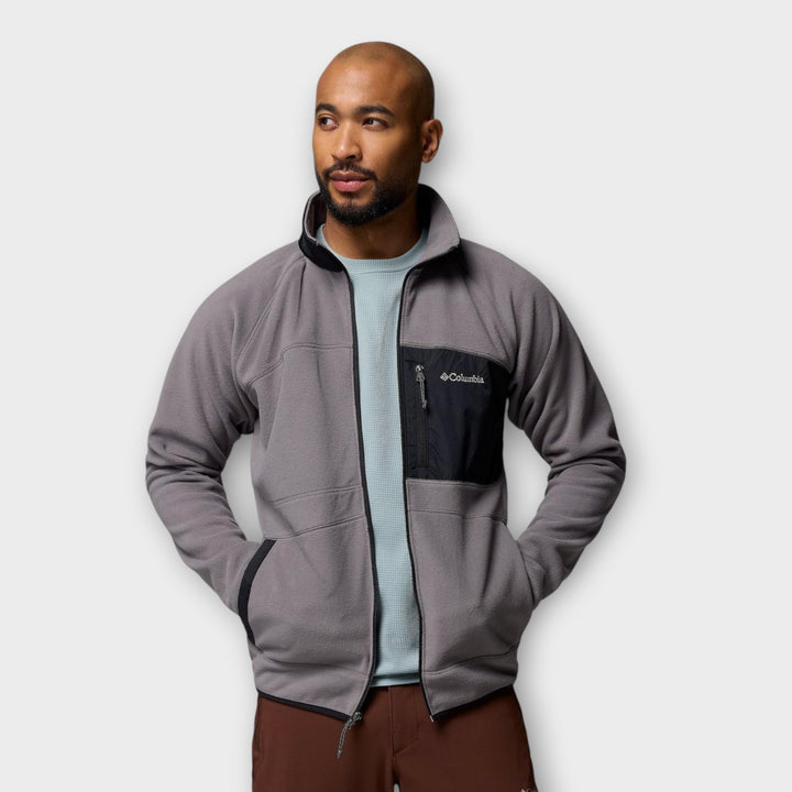 Columbia Fast Trek Overlay Full Zip Fleece I Grå