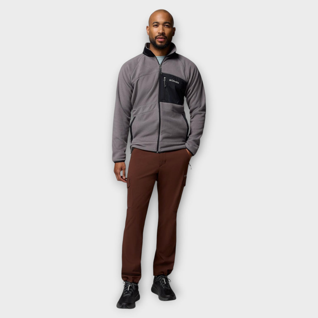 Columbia Fast Trek Overlay Full Zip Fleece I Grå