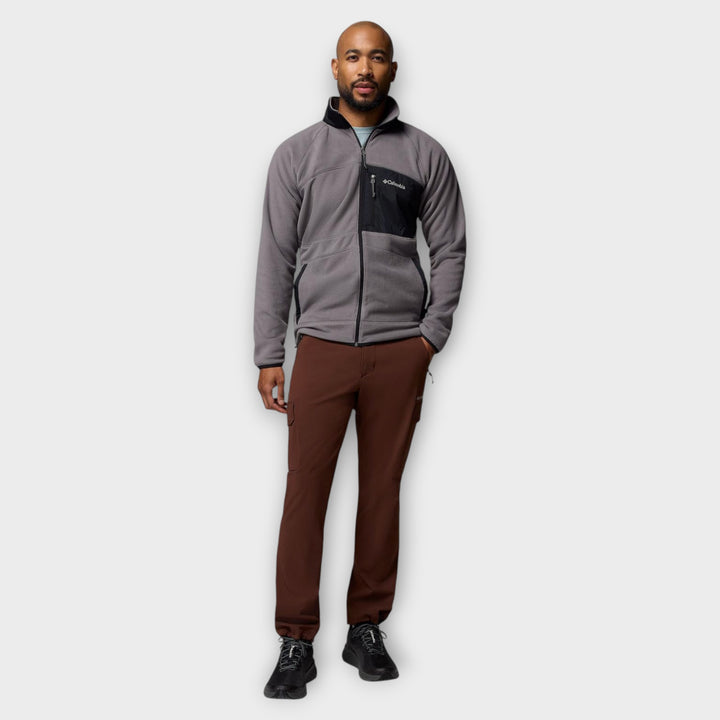 Columbia Fast Trek Overlay Full Zip Fleece I Grå