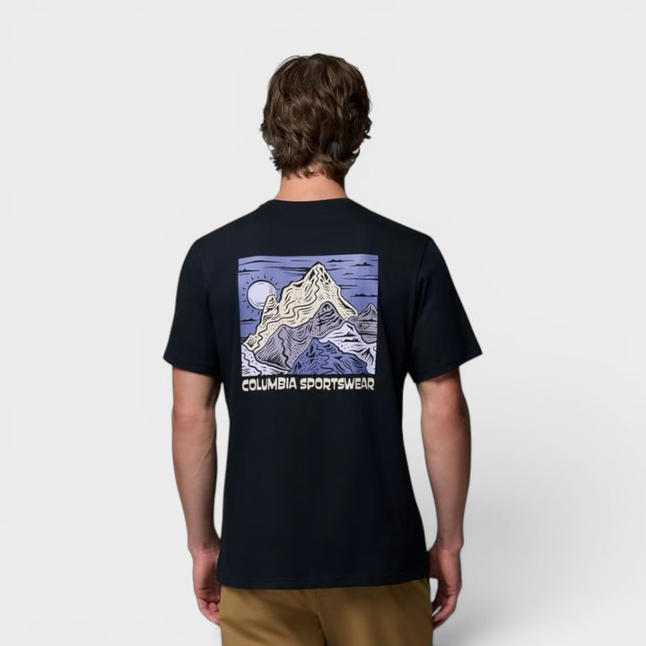 Columbia CSC Outdoor Back Graphic T-shirt I Sort