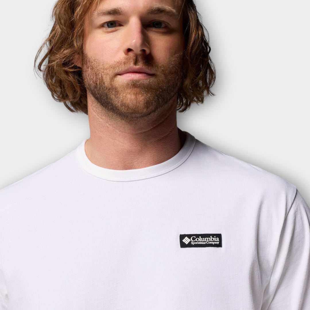 Columbia CSC™ Heavyweight Back Graphic T-shirt I Hvid