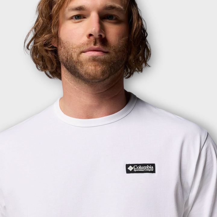 Columbia CSC™ Heavyweight Back Graphic T-shirt I Hvid
