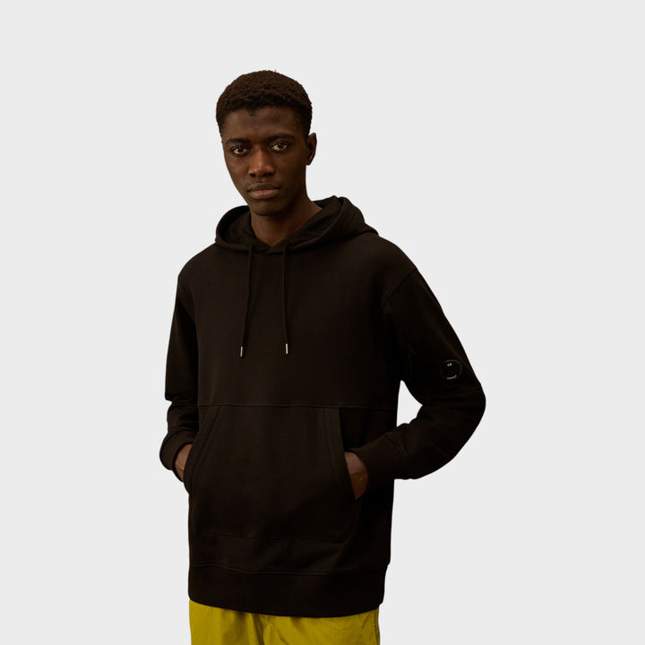 C.P Company Diagonal Raised Fleece Hoodie I Sort