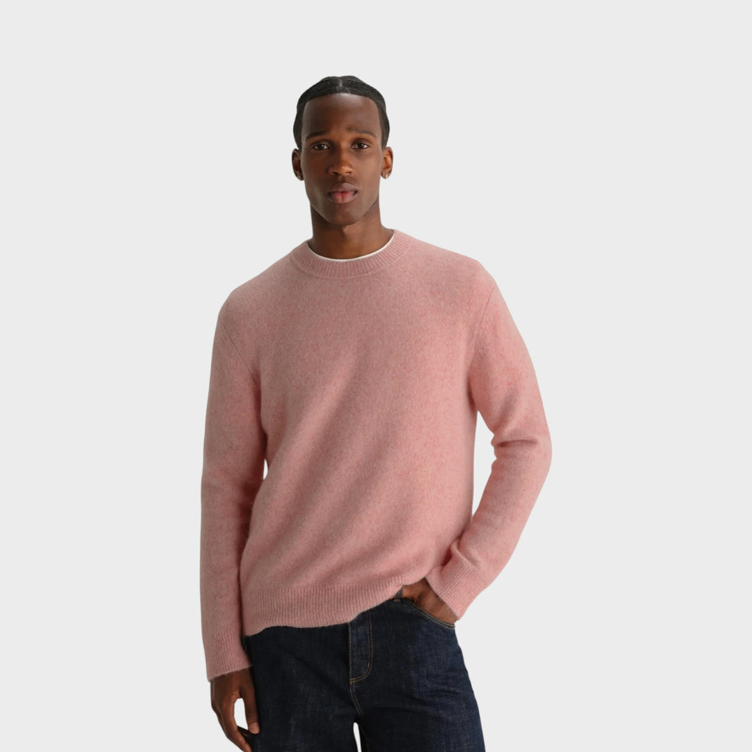 Wax London Wilde Fluffy Wool Crew I Pink