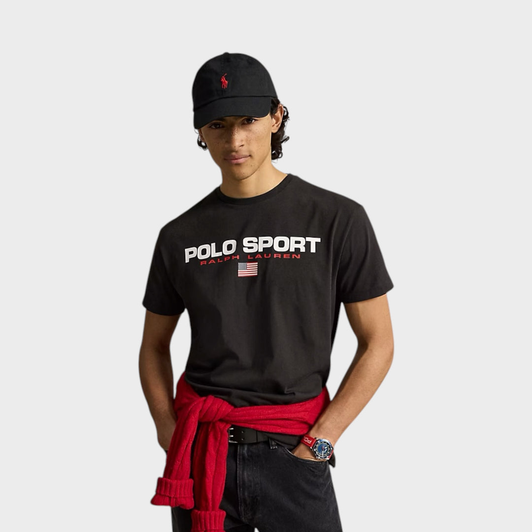 POLO SPORT RF JERSEY T-SHIRT I Sort