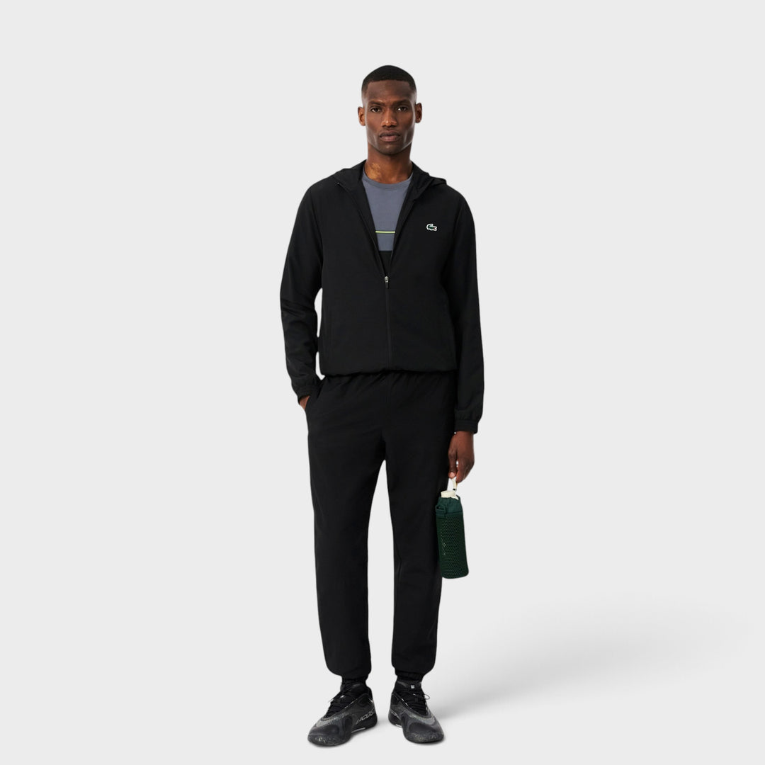 Lacoste Water-Repellent Sport Track Jacket I Black