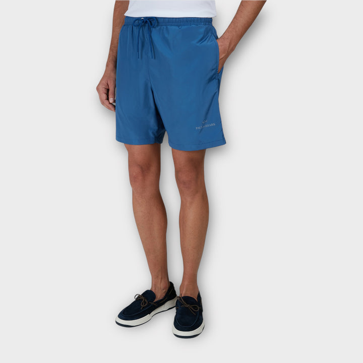 Paul & Shark Woven Badeshorts I Blå