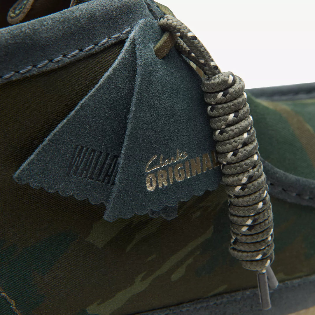 Clarks Wallabee Boot In Camouflage