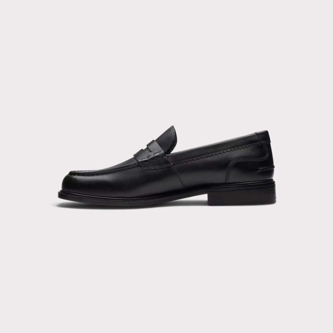 Clarks Craft James Lo I Black Leather