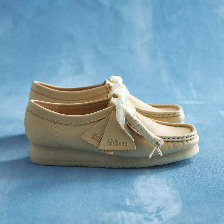 Clarks Wallabee I Pale Yellow Leather