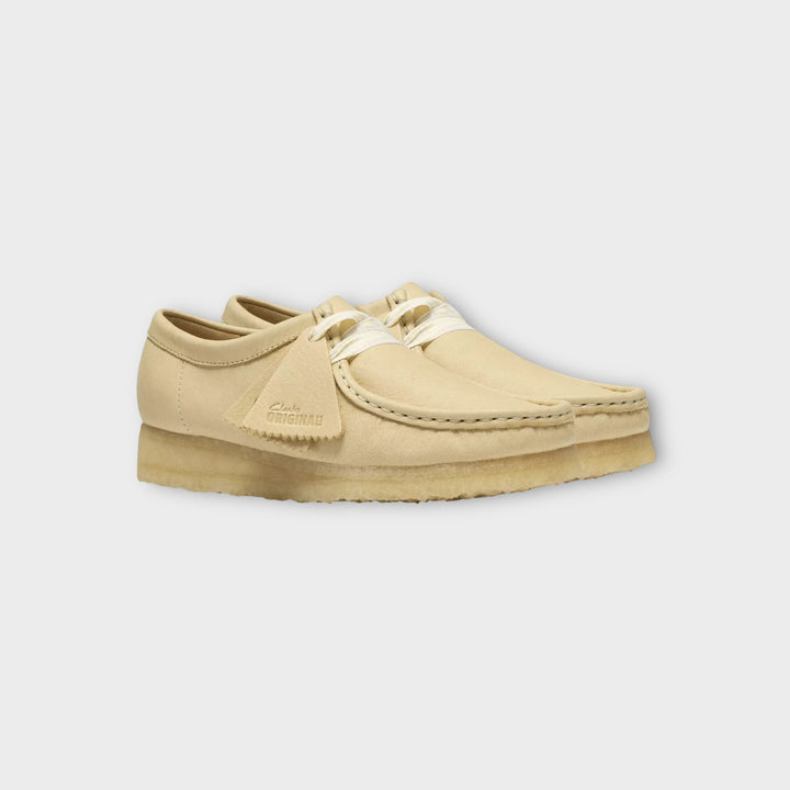 Clarks Wallabee I Pale Yellow Leather