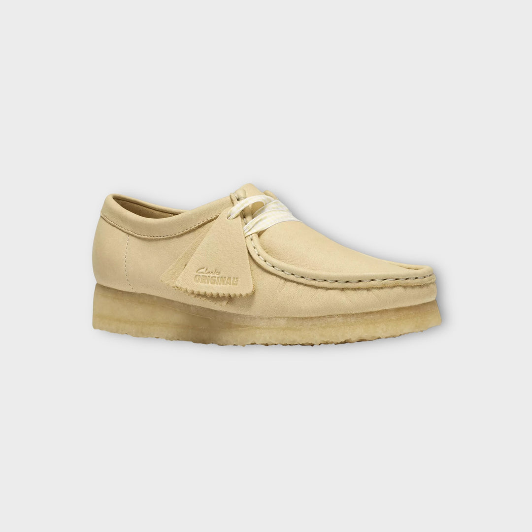 Clarks Wallabee I Pale Yellow Leather