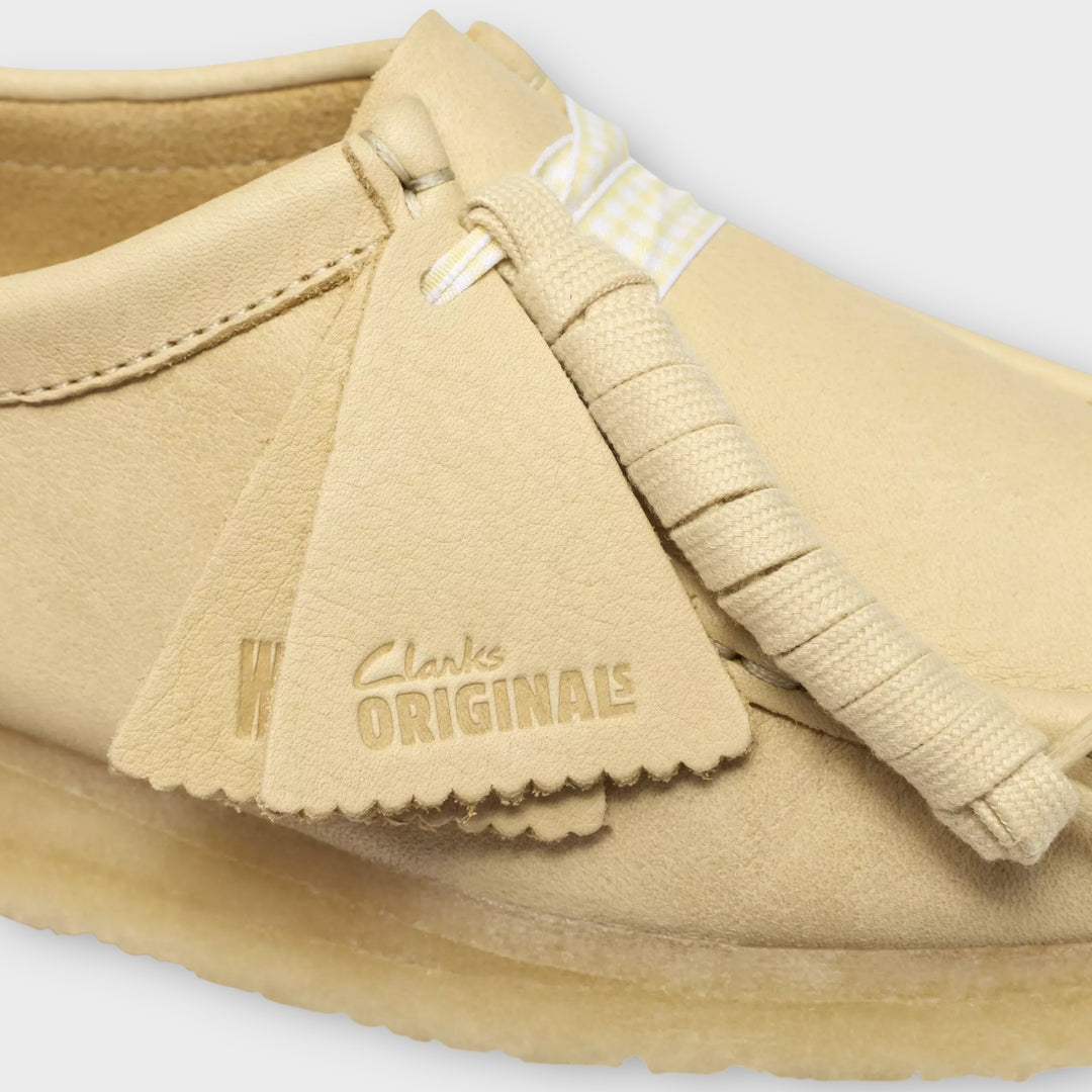 Clarks Wallabee I Pale Yellow Leather