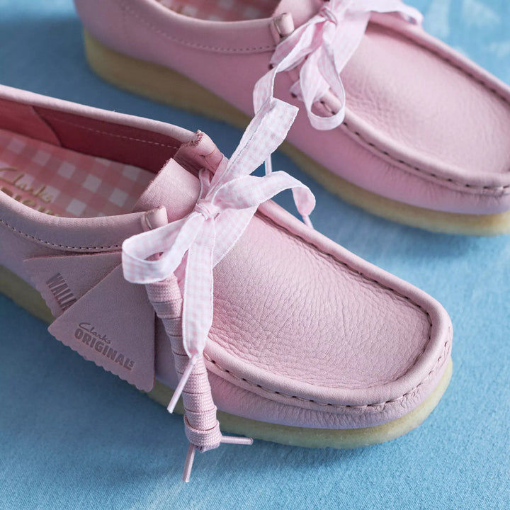 Clarks Wallabee I Baby Pink Leather