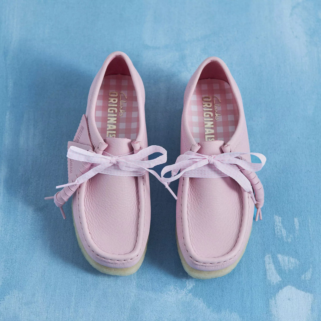 Clarks Wallabee I Baby Pink Leather